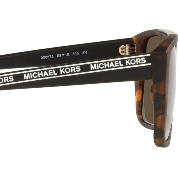MICHAEL KORS MK2159 BYRON 300673 Matte Dark Tort/DkBrown Solid 55mm - Picture 3 of 7